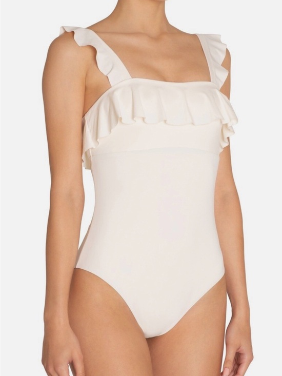 Eberjey Other - NWT Eberjey Women’s One-Piece Ruffle Swimsuit in Ecru size S